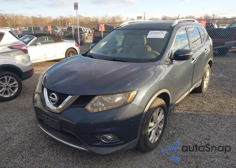 2015 Nissan Rogue Sv z USA, uszkodzony, nr VIN 5N1AT2MT7FC824754